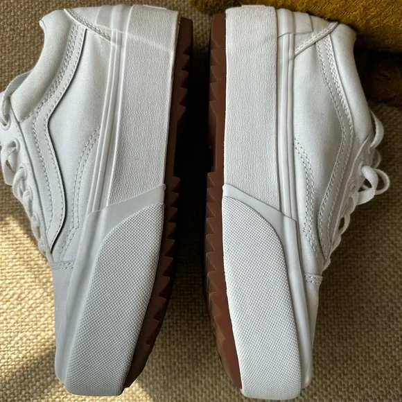 White Platform Sneakers - Picture 12 of 15